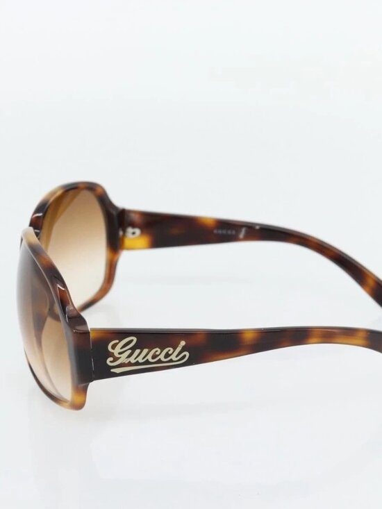 GUCCI Tortoise Pattern Sunglasses Plastic Brown Auth BA13260 main image 9